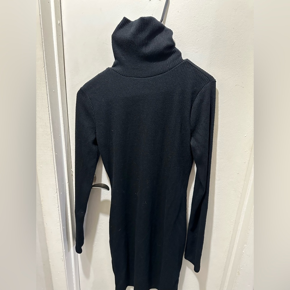 Turtleneck sweater dress